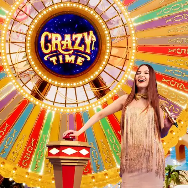 Crazy Time live game show on Ozwin365 Group