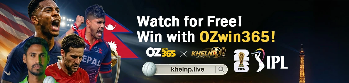 Watch cricket live, IPL 2026, FIFA and live sport TV free on KhelNP Live — powered by OZWIN365