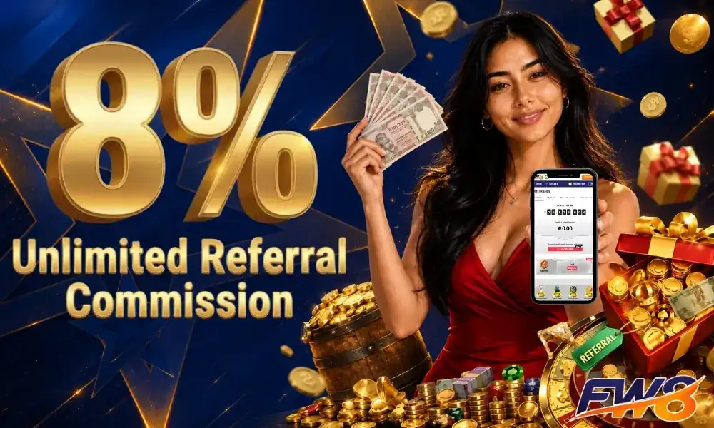 FW8 8% unlimited referral commission in Nepal