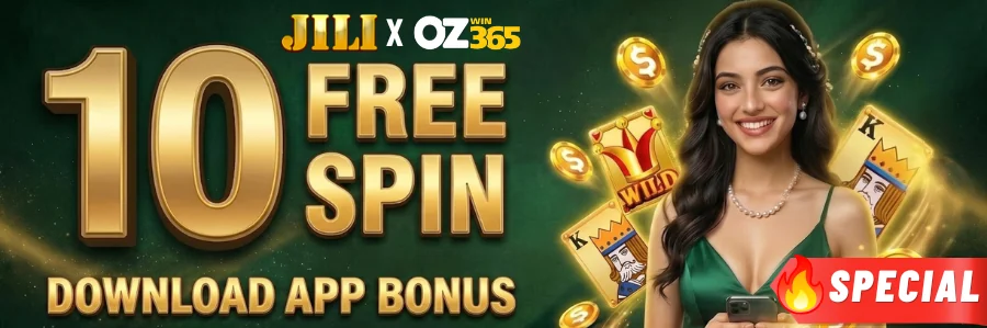 Ozwin365 10 free spins app download bonus in Nepal, JILI